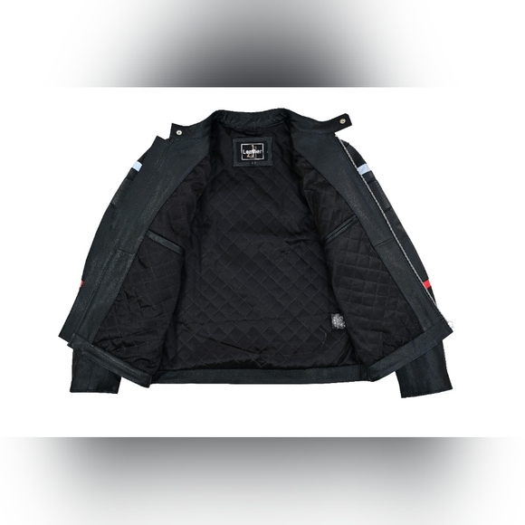 Men's Top Grade Motorcycle Leather Jacket - Picture 5 of 5